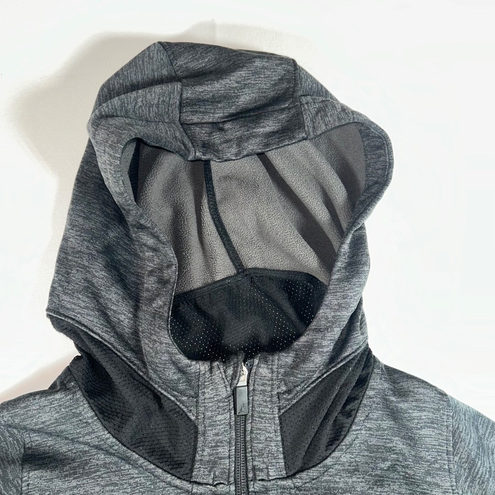 Nike Air Jordan Flight Therma-FIT Full Zip Hoodie Jacket Mens L Gray 688525-010 - Picture 3 of 16